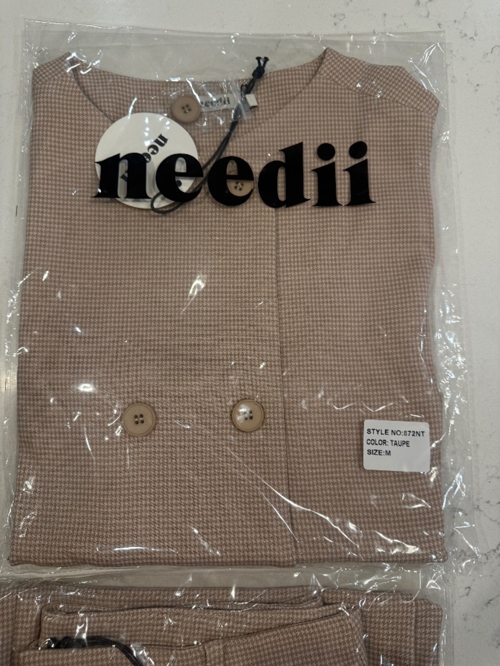 NWT NEEDii Two Piece Pants set